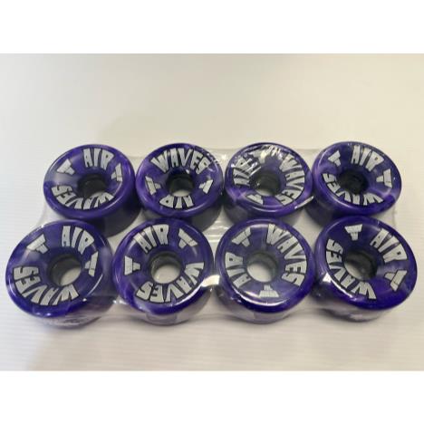 Air Waves Quad Roller Skate Wheels - Purple/White Swirl - Pack of 8 £53.95